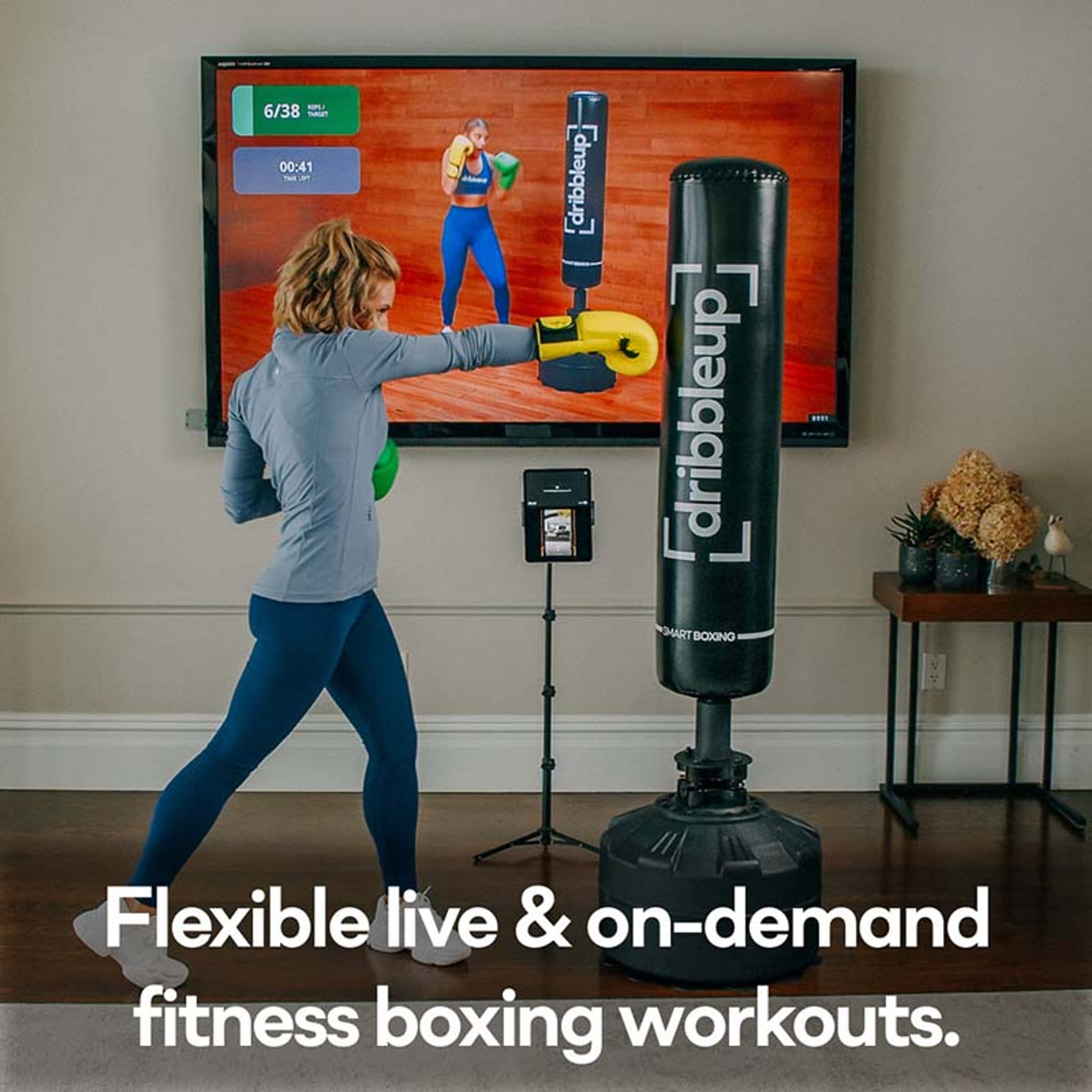 Flexible live & on-demand fitness boxing workouts