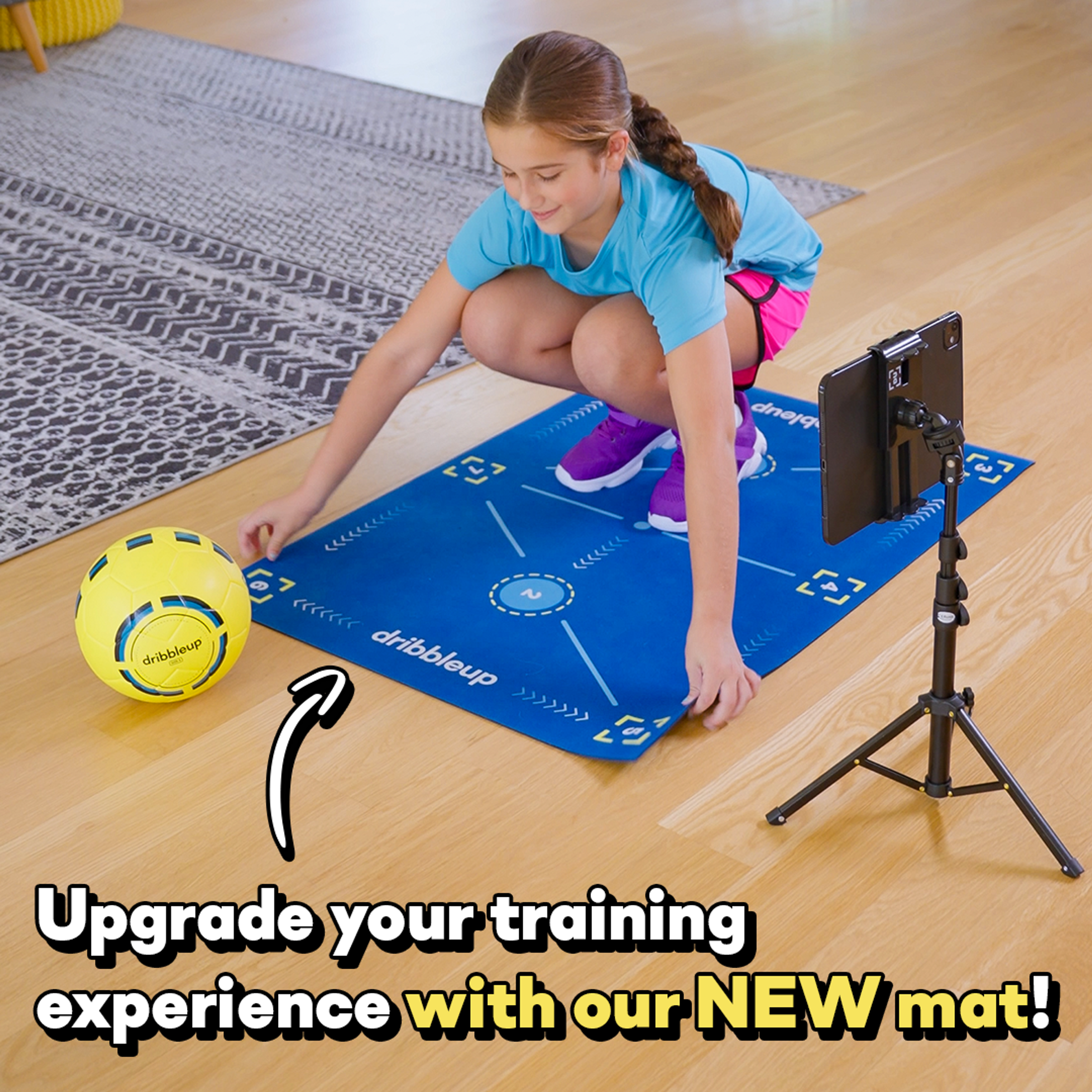 Soccer training mat upgrade