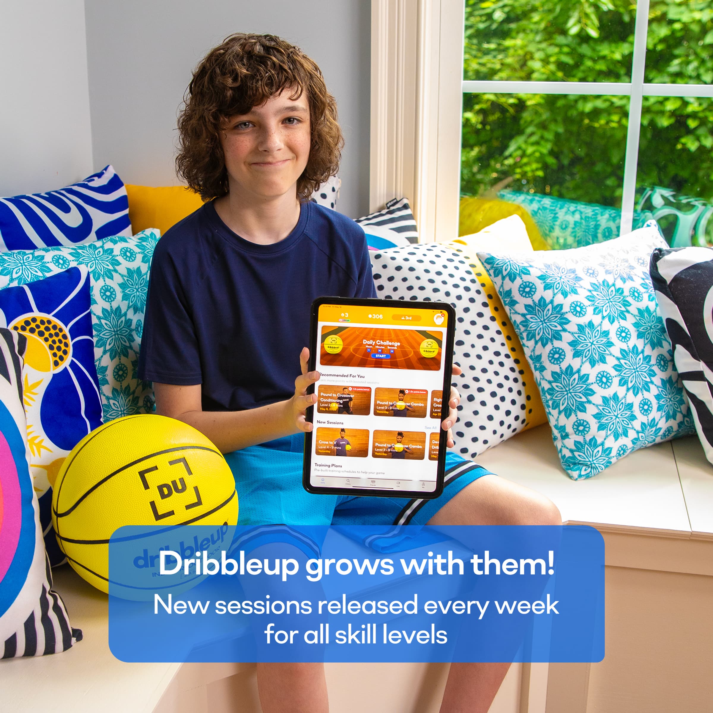 Smart Basketball Grows with your child