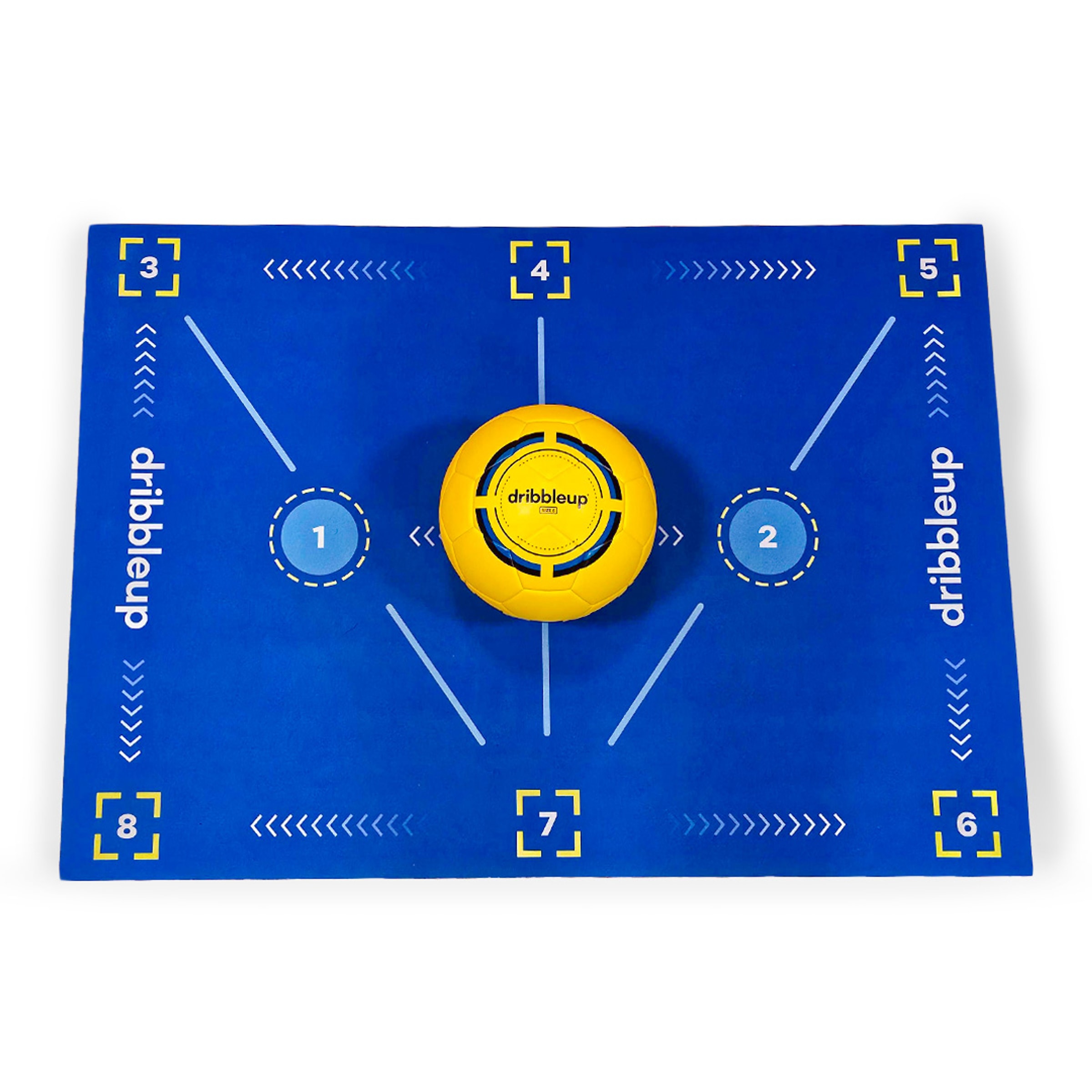 Soccer and mat